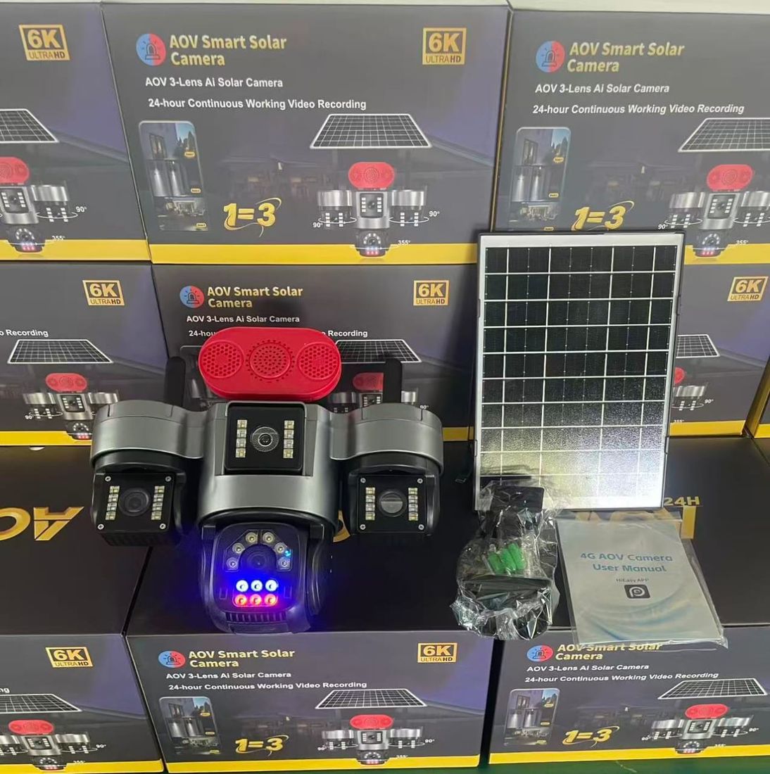 AOV 6K smart solar camera